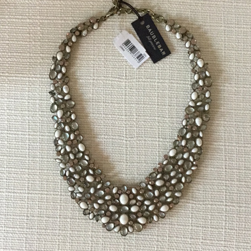 BaubleBar “Kew” crystal collar necklace